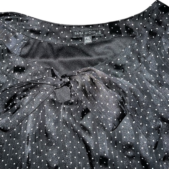 Sara Michelle blouse Sz PXL - Picture 2 of 4